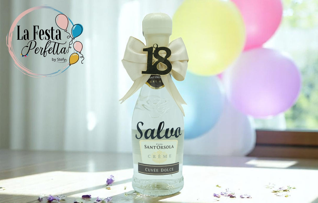 Bomboniera Bottiglia mini prosecco Cream