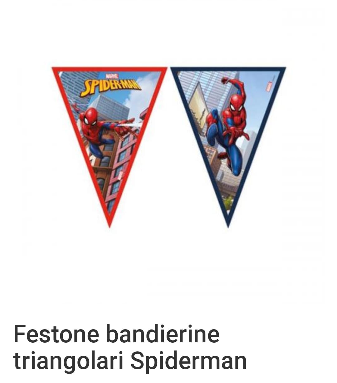 Kit party coordinato tema Spiderman