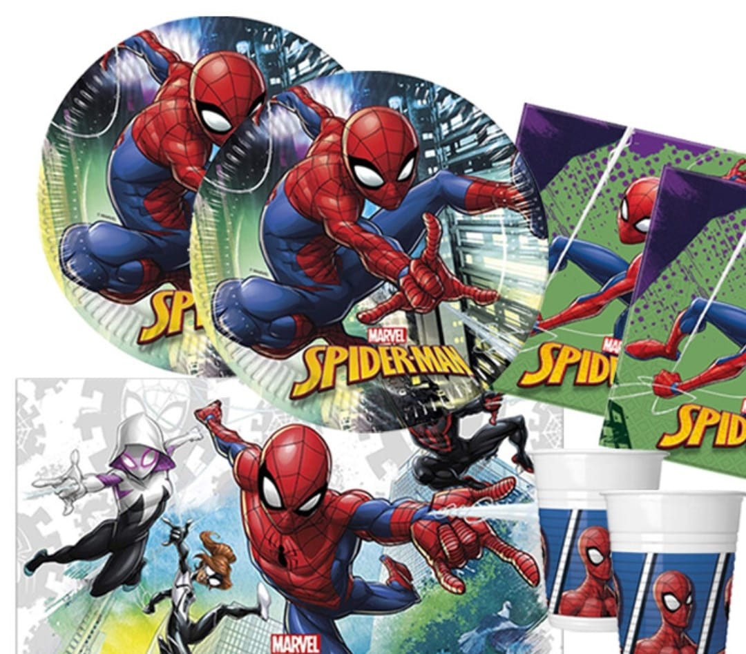 Kit party coordinato tema Spiderman