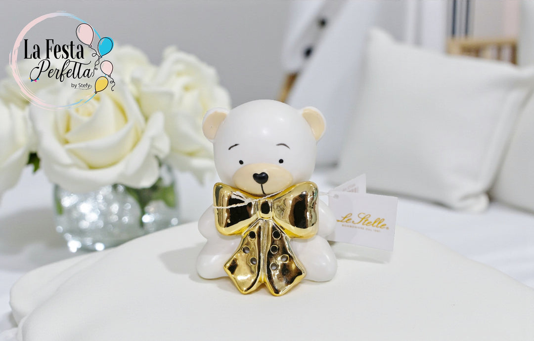 ORSETTO PORCELLANA LED BIANCO C/SHOPPER