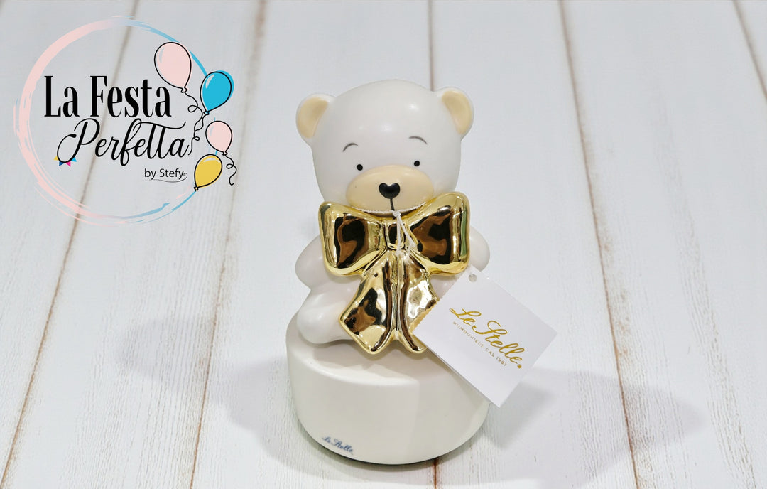 CARILLON ORSETTO PORCELLANA BIANCO C/SHOPPER