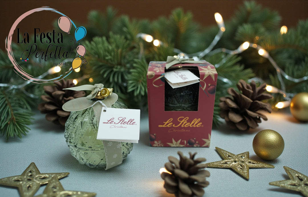 SCATOLA VETRO CANDELA PROFUMATA Le Stelle