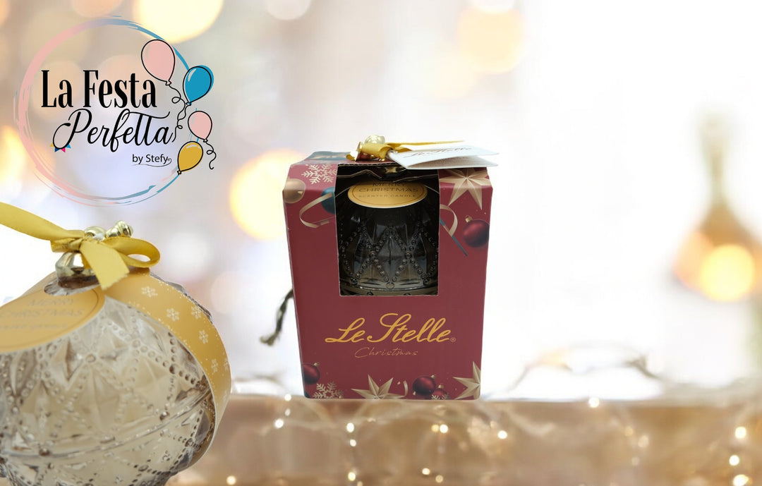 SCATOLA VETRO CANDELA PROFUMATA Le Stelle