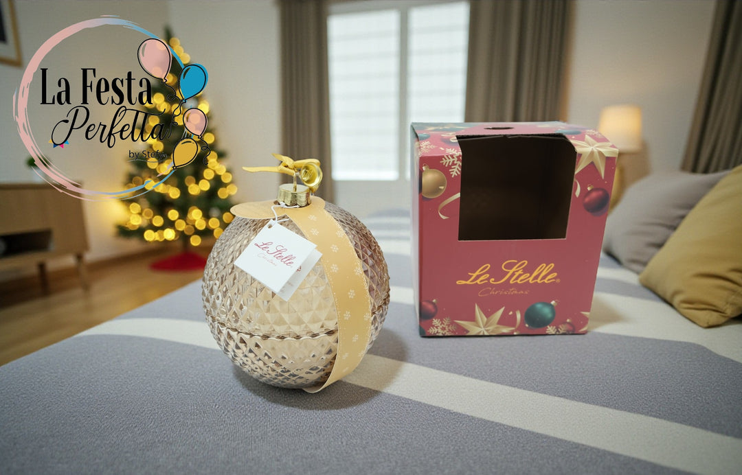 SCATOLA VETRO CANDELA PROFUMATA Le Stelle