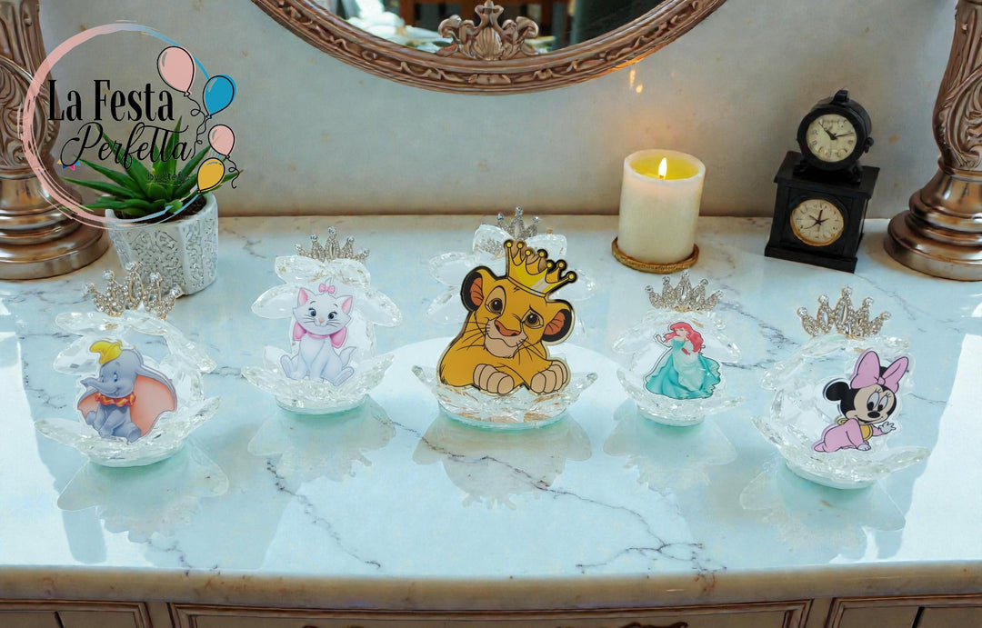 Bomboniera Conchiglia Personaggio a scelta in Cristallo