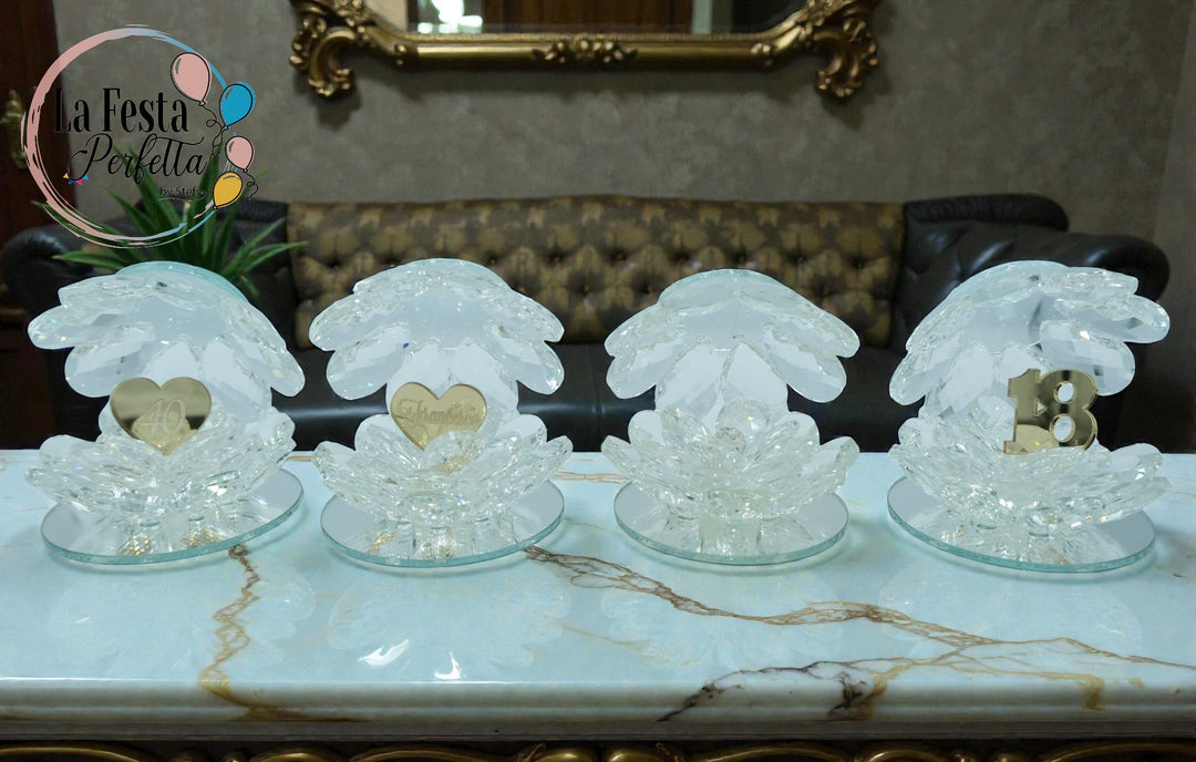 Bomboniera Conchiglia in Cristallo Firmato Robean Luxury