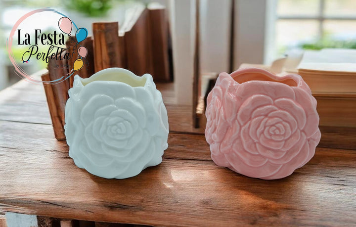 Bomboniera Candela Texture Rose