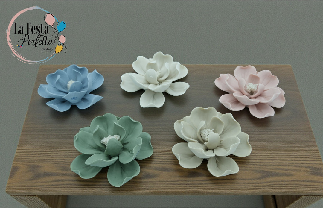 Fiore in Ceramica in Capodimonte