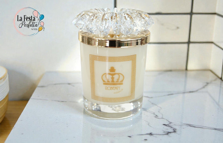 Bomboniere candela in barattolo firmata Robean