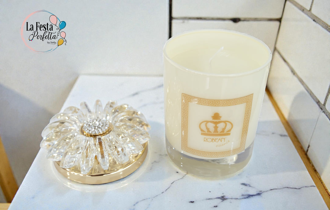 Bomboniere candela in barattolo firmata Robean