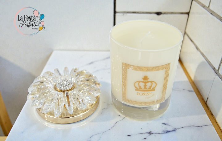 Bomboniere candela in barattolo firmata Robean