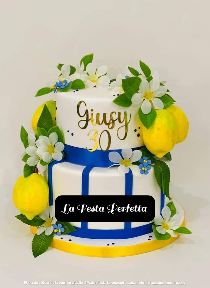 Torta finta Limoni Personalizzabile – La Festa Perfetta Torta finta Limoni Personalizzabile – La Festa Perfetta
