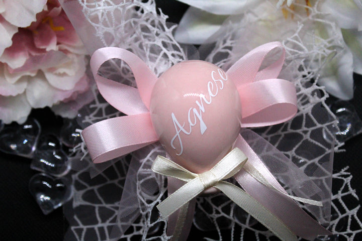 Bomboniera Palloncino| personalizzabile rosa