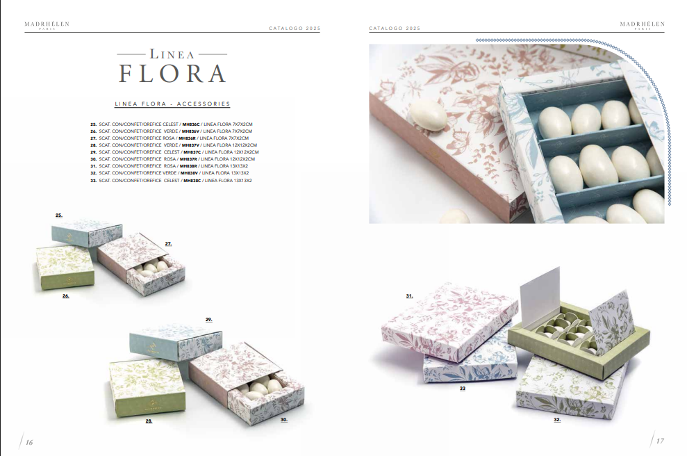 Linea Flora Madrhelen Scatole Degustazione