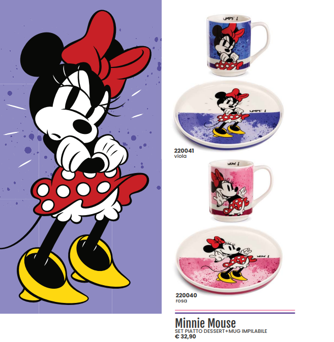 SET PIATTO DESSERT+MUG IMPILABILE