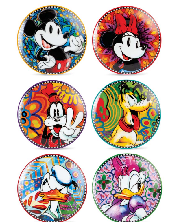 SET 6 PIATTINI DOLCE Ø cm 19