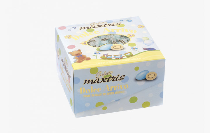 Confetti Maxtris 0.5KG| mandorla tostata ricoperto da cioccolato fondente e bianco