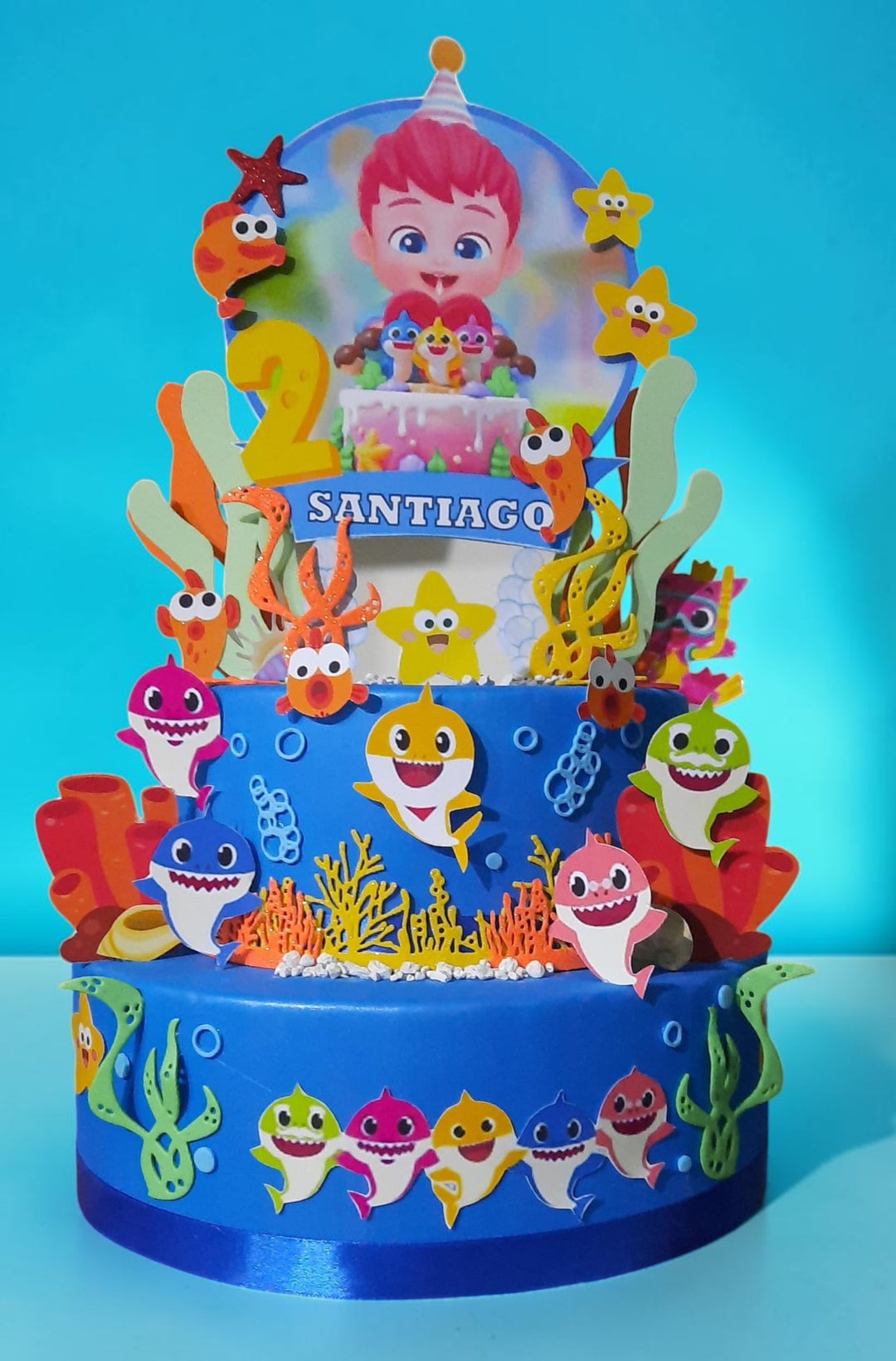 Torta Baby Shark personalizzabile