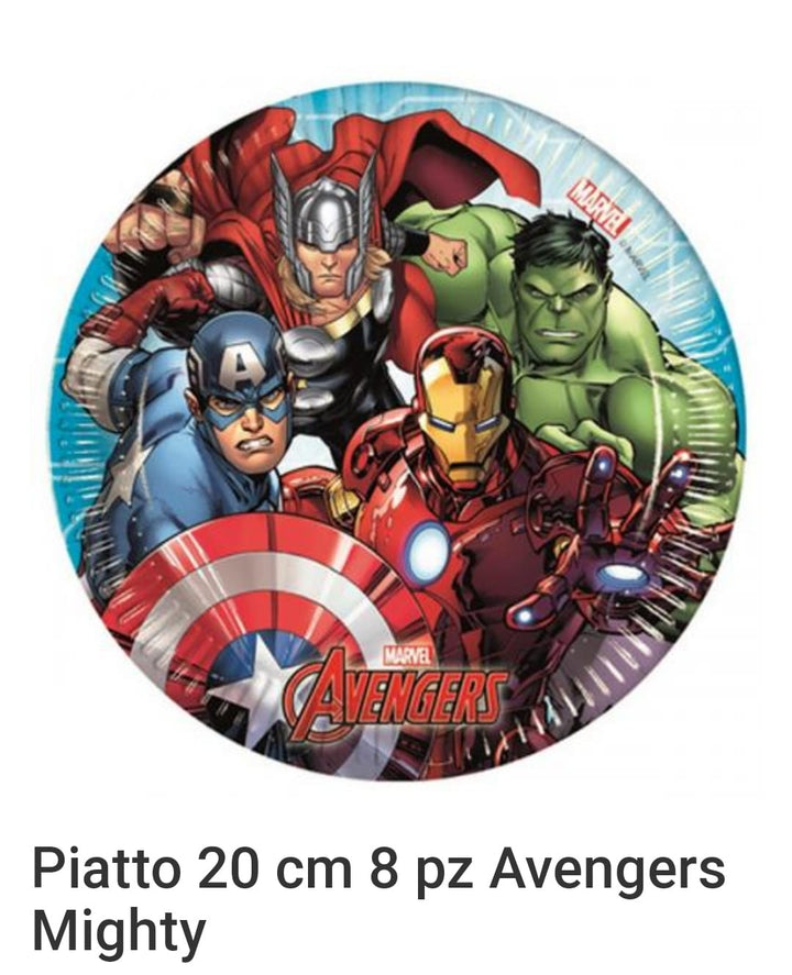 Kit party coordinato tema Avengers Marvel