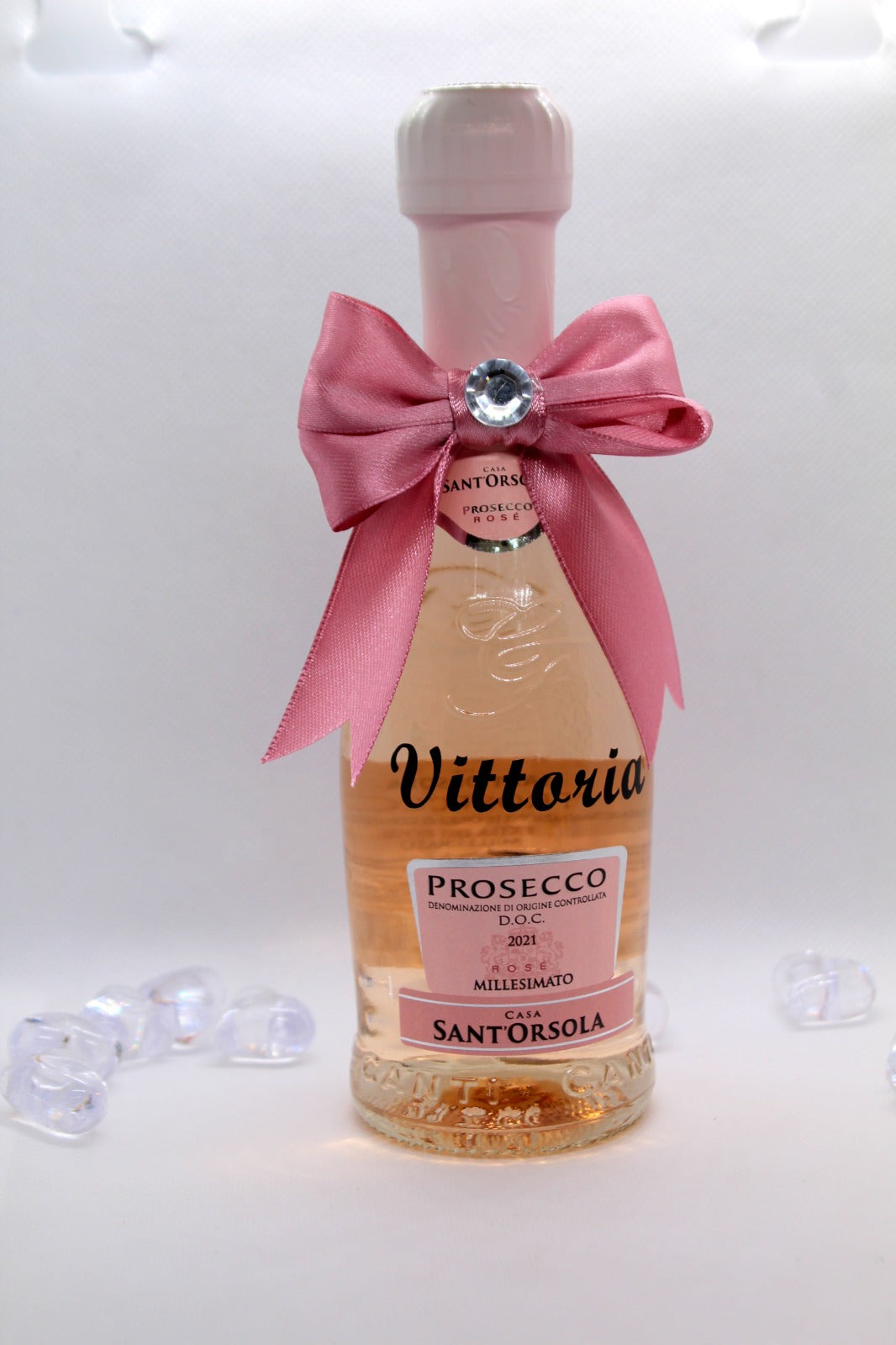 Bomboniera Bottiglia mini prosecco Donna