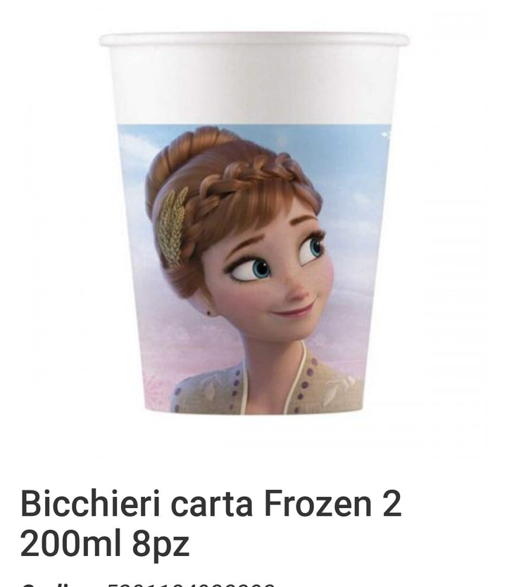 Kit party coordinato tema Frozen