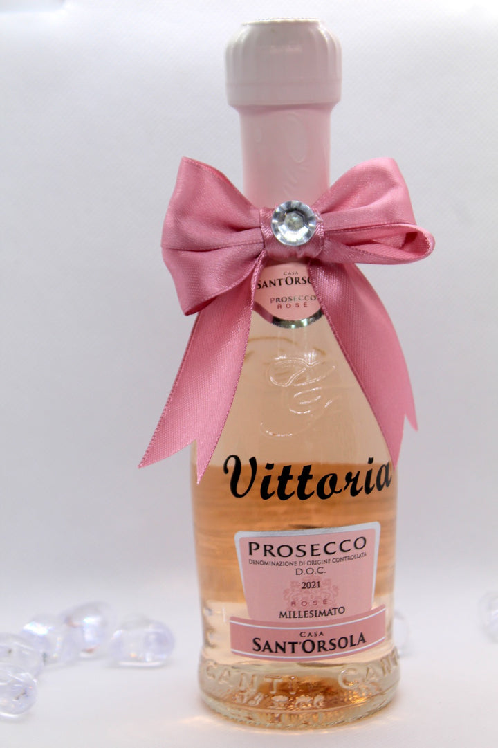 Bomboniera Bottiglia mini prosecco Donna